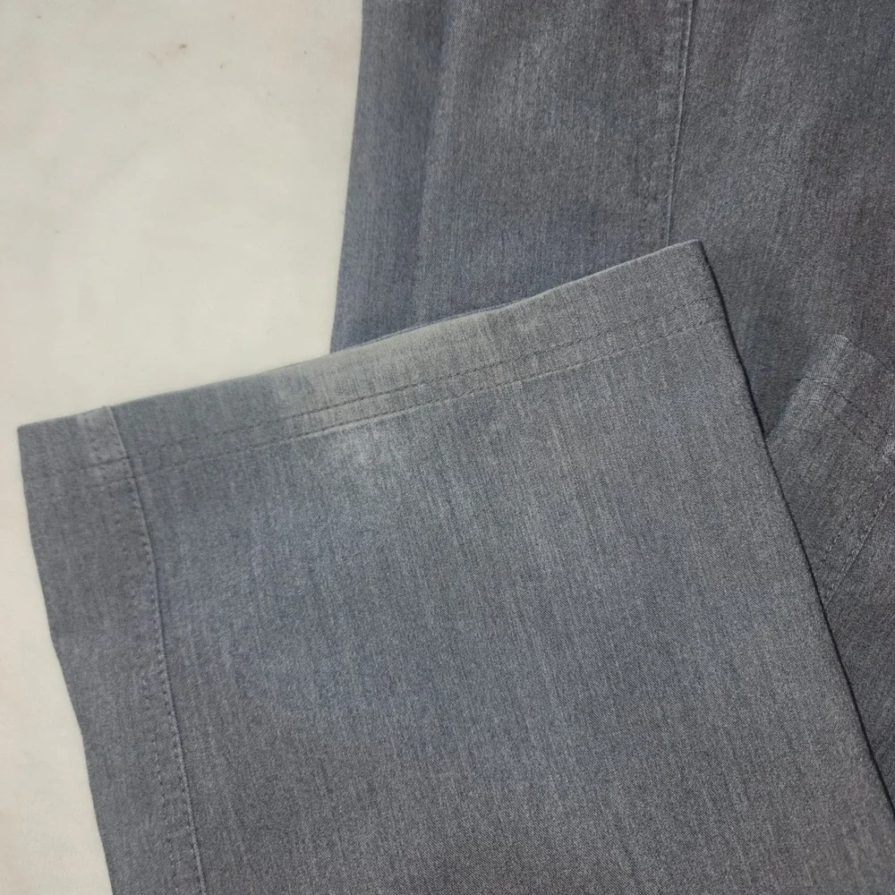 FIGS Technical Collection Mens XL Scrub Pants Gray Cargo Drawstring Straight Leg